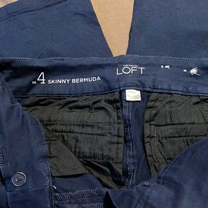 Ann Taylor LOFT skinny Bermuda shorts size 4